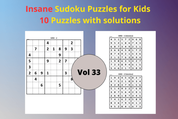 Easy Sudoku for Kids 33: A Ready-Made Puzzle Pack for Creative Publishers