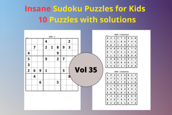 Easy Sudoku for Kids 35: A Practical Puzzle Interior Pack for Streamlined Publishing