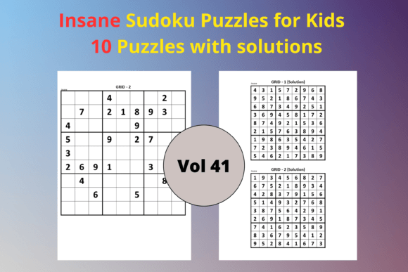 Easy Sudoku for Kids 41: Building Logical Thinking Through Playful Puzzle Solving