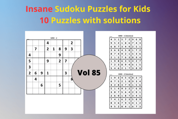 Easy Sudoku for Kids 85: Simple 9x9 Puzzles to Engage Young Minds