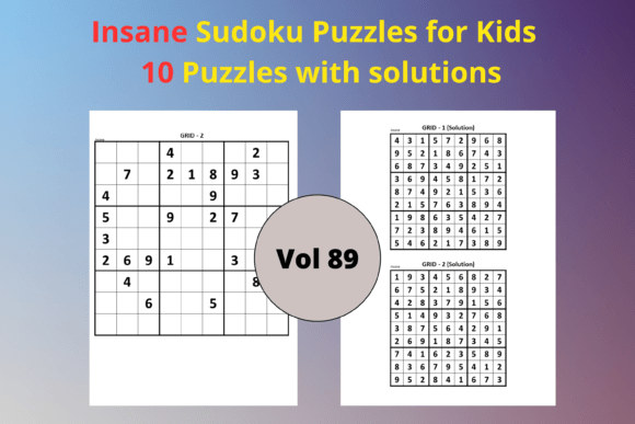 Easy Sudoku for Kids: 89 Fun Puzzles That Inspire